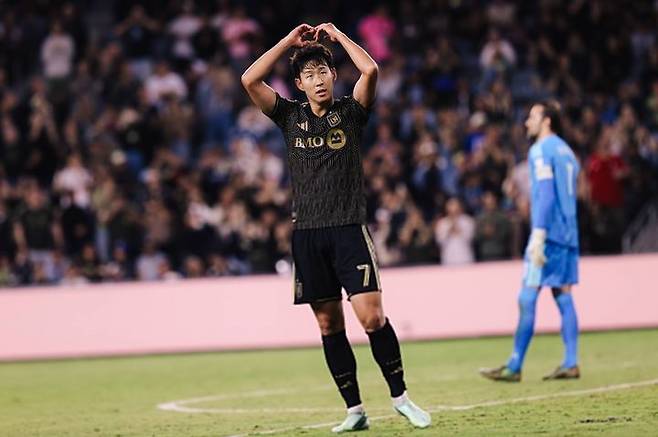 [서울=뉴시스] 미국 프로축구 메이저리그사커(MLS) 로스앤젤레스FC(LAFC)의 손흥민. (사진=LAFC SNS 캡처) 2026.10.15. photo@newsis.com