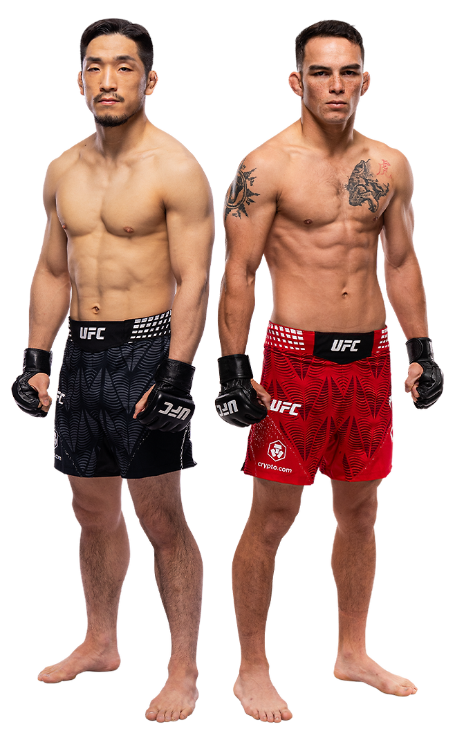 왼쪽부터 UFC 2승 1패 유수영, UFC 데뷔전을 앞둔 코디 앤드루 초밴섹. 유수영은 RTU 시즌3 밴텀급 8강 토너먼트 우승, 초밴섹은 컨텐더 시리즈 시즌9로 UFC에 진출했다. 사진=TKO