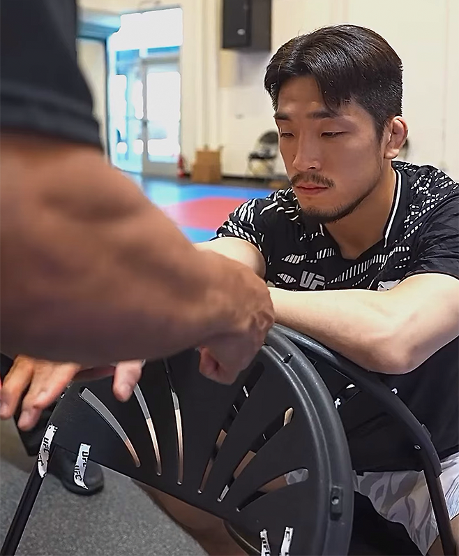 ‘유짓수’ 유수영이 2026년 3월 미국 네바다주 메타 에이펙스에서 UFC 파이트 나이트 296 출전 준비를 하고 있다. 사진=TKO