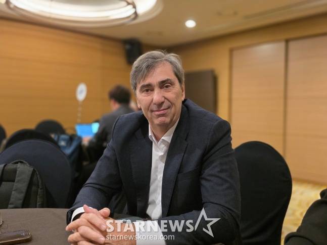 필립 블랑 현대캐피탈 감독이 지난 8일 서울 청담동에서 열린 2026~2027시즌 V리그 남자부 미디어데이에서 스타뉴스와 만나 인터뷰했다. /사진=김동윤 기자