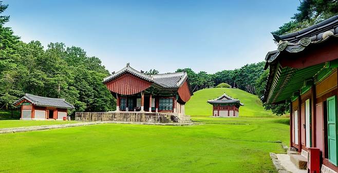 건원릉 정자각 일대  [국가유산청 궁능유적본부 제공. 재판매 및 DB 금지]