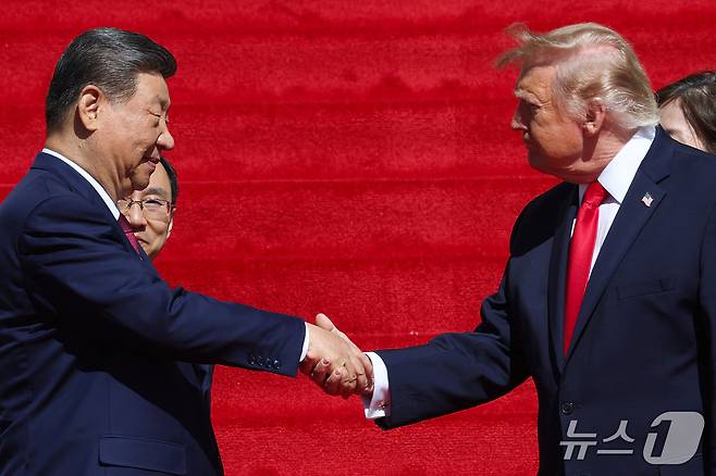 도널드 트럼프 미국 대통령(오른쪽)과 시진핑 중국 국가주석.2026.9.26.ⓒ AFP=뉴스1