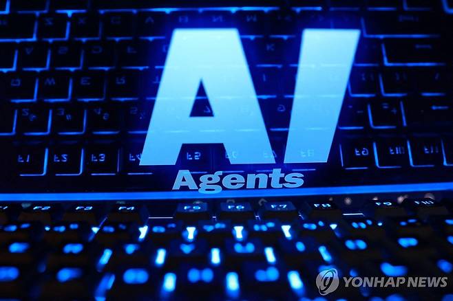 AI 에이전트 글자 [로이터=연합뉴스 자료사진. 재판매 및 DB 금지]