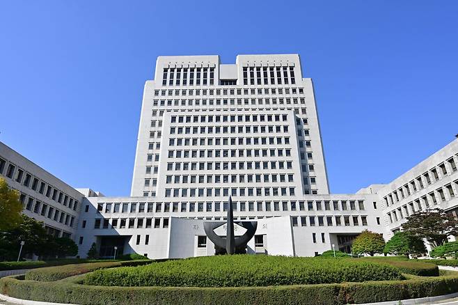 서울 서초구 대법원. 한국일보 자료사진