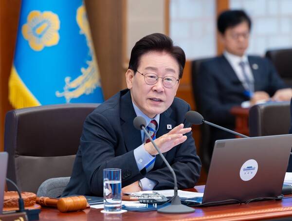 ▲9월29일 국무회의를 주재하는 이재명 대통령. ⓒ대통령실