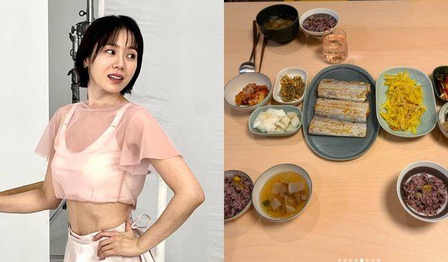 2026년 10월 21일 손예진이 공개한 집밥 관련 보도 사진