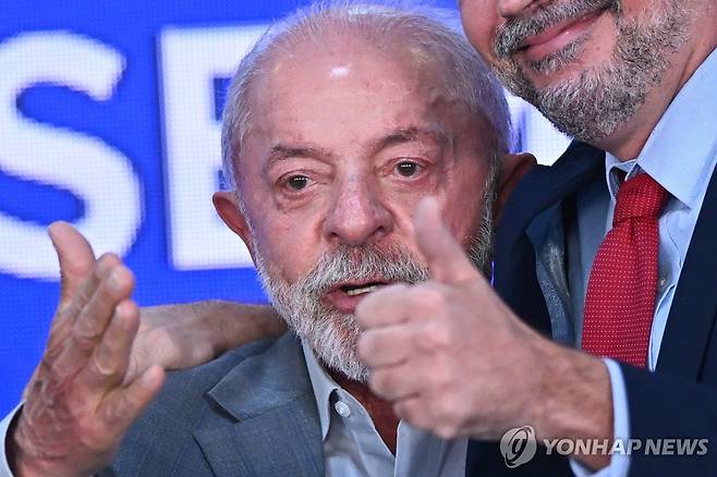 오는 25일 통산 4선에 도전하는 룰라 대통령 [EPA=연합뉴스]