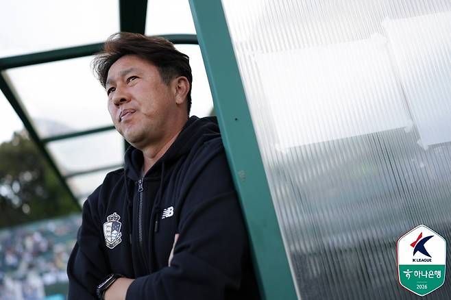 서울 이랜드 김도균 감독.  프로축구연맹 제공