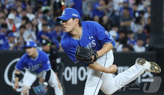삼성 라이온즈 투수 김재윤. 2026.6.21 ⓒ 뉴스1 김기남 기자