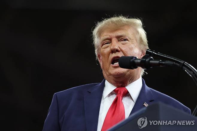 도널드 트럼프 미국 대통령 [로이터=연합뉴스 자료사진. 재판매 및 DB 금지] *기사와 관련이 없는 자료사진입니다.