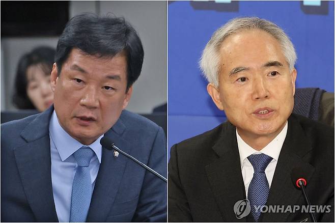 법무부 장관 후보, 더불어민주당 박균택 의원(왼쪽)과 양부남 의원으로 압축 [연합뉴스 자료사진]