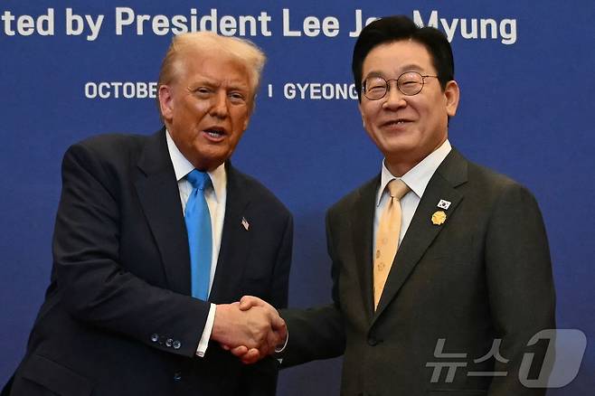 이재명 대통령과 도널드 트럼프 미국 대통령. ⓒ AFP=뉴스1