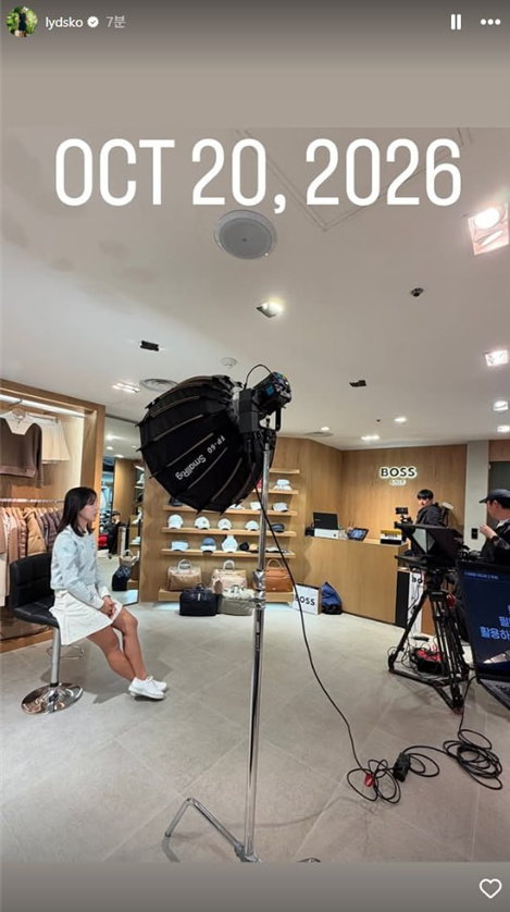 리디아 고 인스타그램 캡쳐. 리디아 고는 “언급된 해당 일자(이달 20일)에는 후원사 공식 행사 일정을 소화하고 있었으며, 보도된 내용과는 어떠한 관련도 없다”고 덧붙였다.