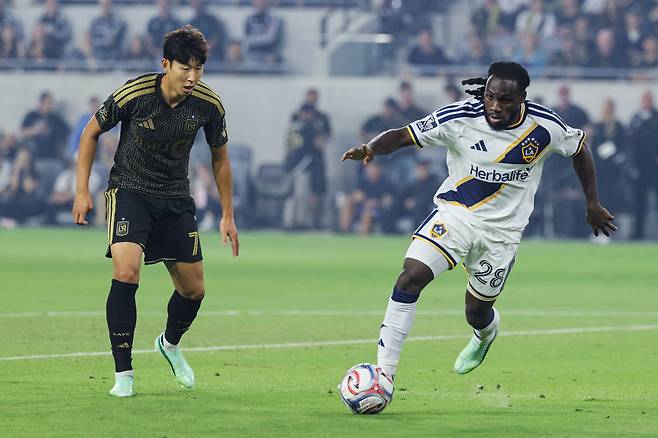 LAFC 손흥민(왼쪽)./EPA 연합뉴스