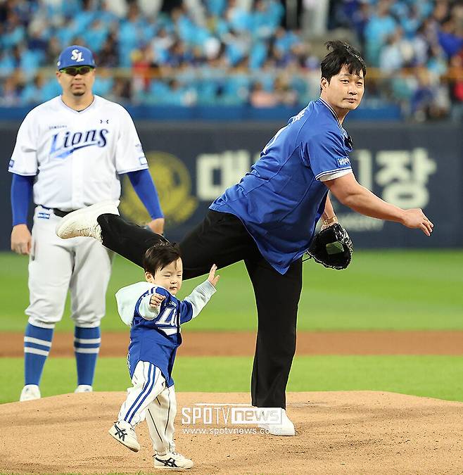 ▲ 오승환, 오승환 아들 ⓒ곽혜미 기자