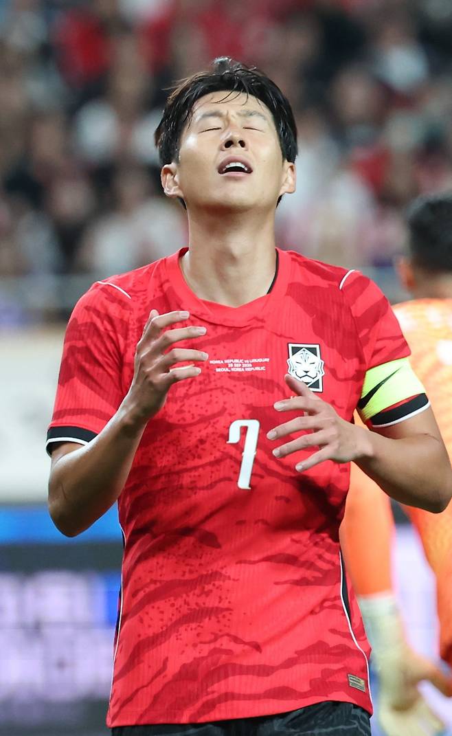 대한민국 국가대표 주장 손흥민. 연합뉴스
