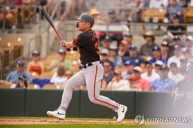 샌프란시스코 시절의 쓰쓰고 요시토모. [AP=연합뉴스]