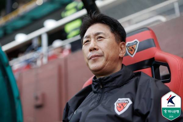 박태하 포항스틸러스 감독. 한국프로축구연맹 제공