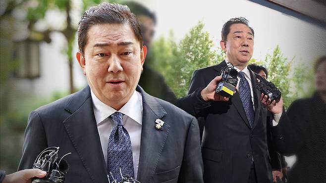 경찰 출석하는 김병기 무소속 의원