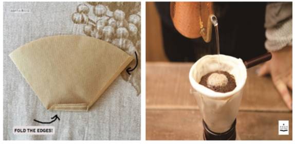 종이필터와 융필터