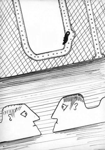 스타니스와프 렘이 ‘항성일기’에 그린 삽화. 렘 공식 사이트