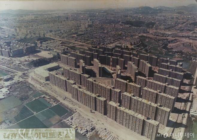 1979년 준공 당시 은마아파트 전경./자료=강남구향토문화전자대전