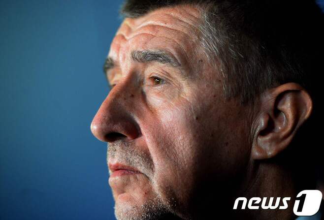 체코의 유력한 차기 총리인 안드레이 바비스 체코 긍정당(ANO) 대표. © AFP=뉴스1