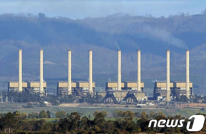 호주 모웰 지역에 있는 석탄 발전소. © AFP=뉴스1