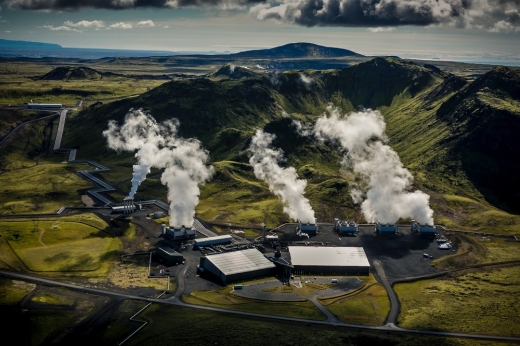 아이슬란드의 지열 발전소 -Arni Saeberg