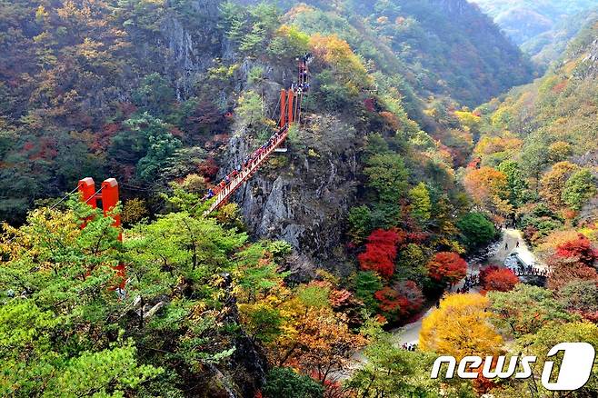 관광공사의 11월 추천 여행지, 순창 강천산 © News1