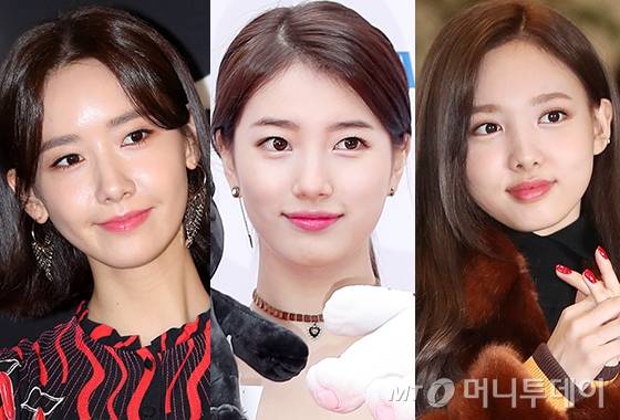 윤아, 수지, 나연/사진=머니투데이DB