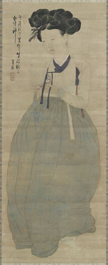 혜원 신윤복의 ‘미인도’.