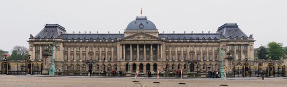 벨기에 브뤼셀에 엤는 왕궁. [위키피디아]