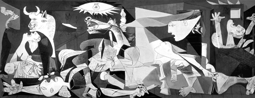 게르니카(Guernica) - 게르니카, 1937, Oil on canvas,  349.3 x 776.6 cm 소장 레이나소피아국립미술관
