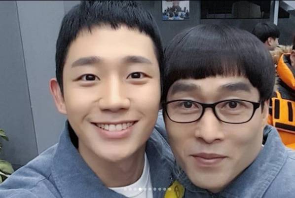 '슬기로운 깜빵생활' 정해인·박해수·이규형·정웅인·정경호/사진=정해인 SNS