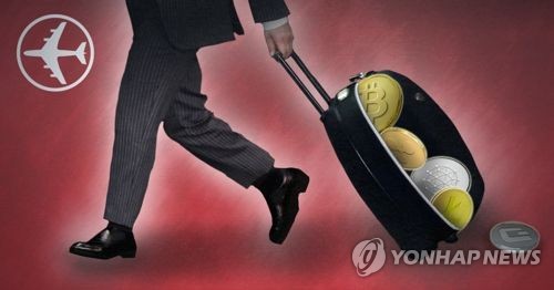 가상화폐 원정투기 기승…관세청 조사 (PG) [제작 조혜인] 일러스트, 합성사진
