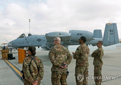 아프간에 6년 만에 파견된 미 공군의 A-10 지상공격기[로이터=연합뉴스]