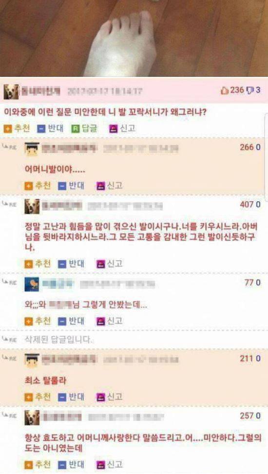 온라인 커뮤니티 캡처