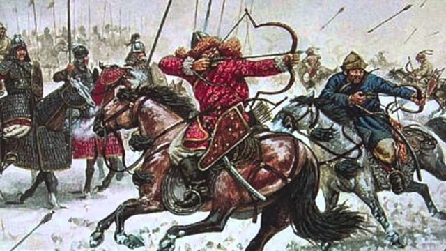 몽골 기병의 전투 모습/웹사이트(REALM OF HISTORY) 캡쳐