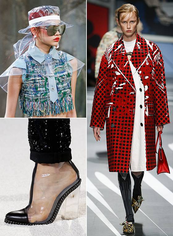 /사진=샤넬(Chanel), 프라다(Prada), 발망(Balmain)(시계 방향)