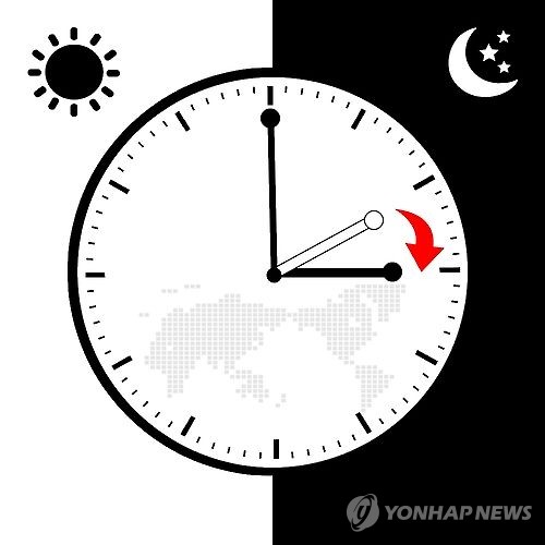 유럽 25일부터 서머타임 일광절약시간제 시작(일러스트) [제작 박이란]