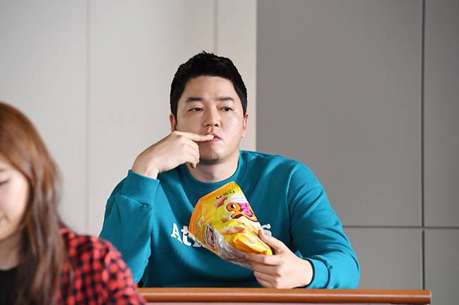 영화 `치즈인더트랩`(2018)에서 배우 문지윤은 얄미운 대학 선배 상철을 연기했다. /사진제공=리틀빅픽쳐스