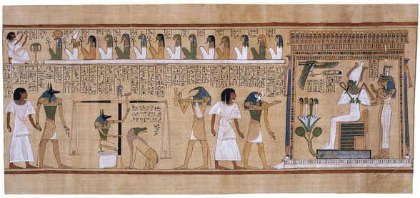 이집트 파피루스 그림, Source: Khan Academy ⓒBritish Museum