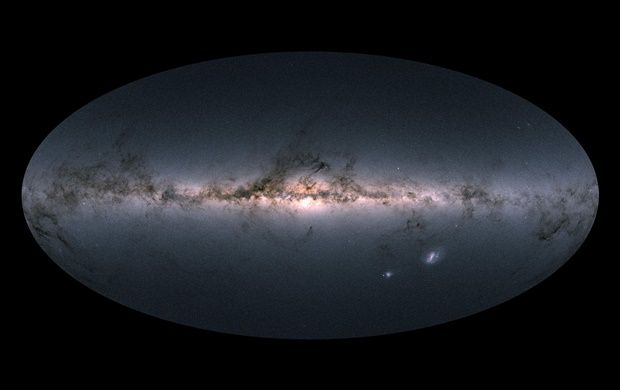 ESA이 17억 개의 별의 정보가 담긴 두 번째 은하 지도를 공개했다. (사진=ESA)