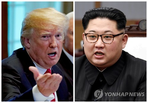 도널드 트럼프 미국 대통령(왼쪽)과 김정은 북한 국무위원장 [로이터=연합뉴스]