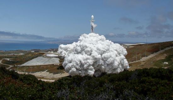 (사진=NASA) 스페이스X 펠컨9이 발사되는 순간