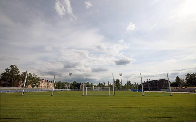 한국 축구대표팀이 2018러시아월드컵 본선에 앞서 마지막 훈련을 할 러시아 상트페테르부르크의 스파르타크 경기장. /연합뉴스