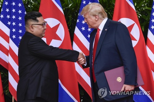 Trump Kim Summit Pyongyang Reacts (AP Photo/Susan Walsh, Pool, Fie)