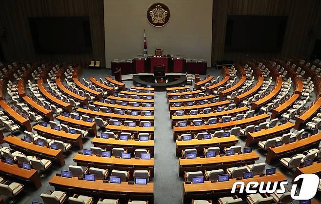 서울 여의도 국회 본회의장. 뉴스1 © News1 신웅수 기자