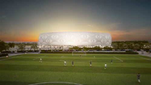 카타르 월드컵 경기장 중 하나인 알 투마마 경기장 조감도. 출처 | 카타르 월드컵 홈페이지